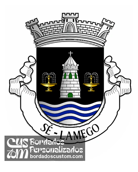 Emblema Bordado Antiga Freguesia de Lamego (Sé) (Lamego, Viseu)