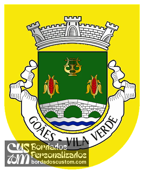 Emblema Bordado Antiga Freguesia de Goães (Vila Verde, Braga)