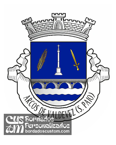 Emblema Bordado Antiga Freguesia de Arcos de Valdevez (São Paio) (Arcos de Valdevez, Viana do Castelo)