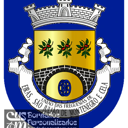 Emblema Bordado Freguesia de Eiras, São Julião de Montenegro e Cela (Chaves, Vila Real) 1