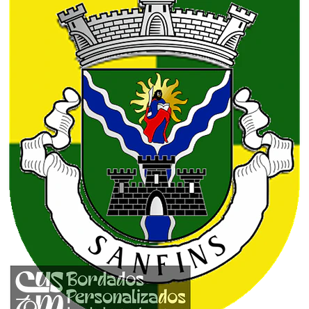 Emblema Bordado Antiga Freguesia de Sanfins (Santa Maria da Feira, Aveiro) 1