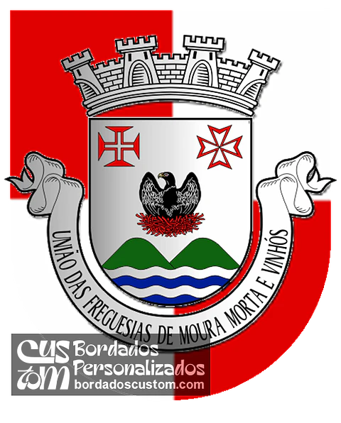Emblema Bordado Freguesia de Moura Morta e Vinhós (Peso da Régua, Vila Real)