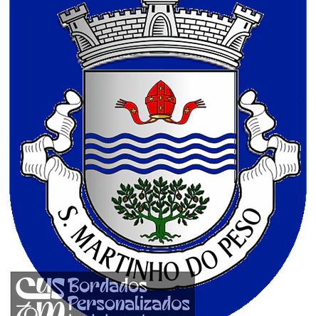 Emblema Bordado Freguesia de São Martinho do Peso (Mogadouro, Bragança) 1