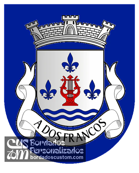 Emblema Bordado Freguesia de A dos Francos (Caldas da Rainha, Leiria)