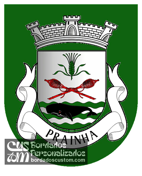 Emblema Bordado Freguesia de Prainha (São Roque do Pico, Açores)