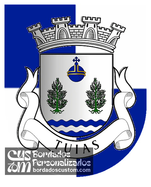 Emblema Bordado Antiga Freguesia de Tuias (Marco de Canaveses, Porto)