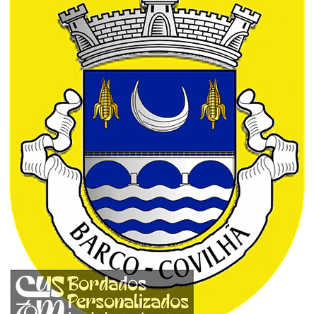 Emblema Bordado Antiga Freguesia de Barco (Covilhã, Castelo Branco) 1