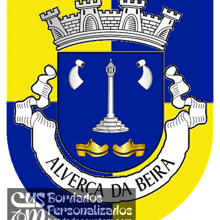 Emblema Bordado Antiga Freguesia de Alverca da Beira (Pinhel, Guarda) 1