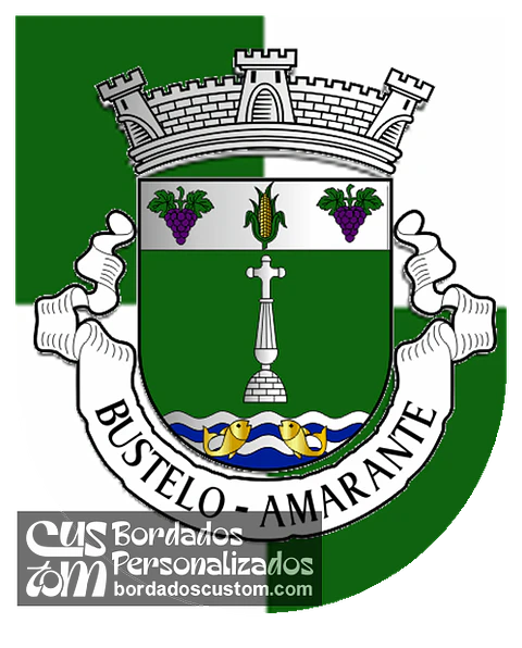 Emblema Bordado Antiga Freguesia de Bustelo (Amarante, Porto)