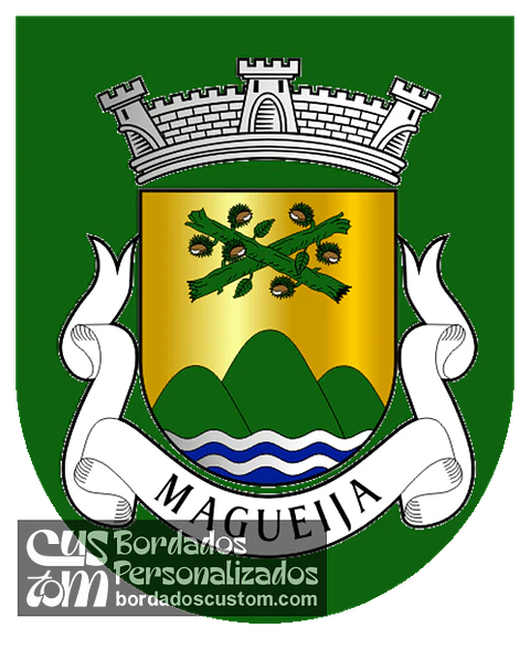 Emblema Bordado Antiga Freguesia de Magueija (Lamego, Viseu)