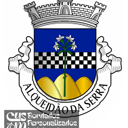 Emblema Bordado Freguesia de Alqueidão da Serra (Porto de Mós, Leiria) 1