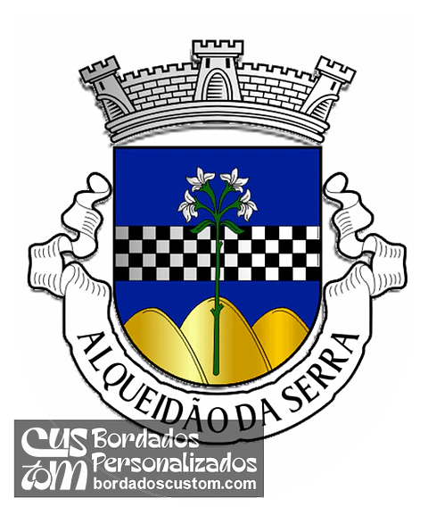 Emblema Bordado Freguesia de Alqueidão da Serra (Porto de Mós, Leiria)