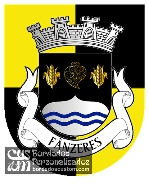 Emblema Bordado Antiga Freguesia de Fânzeres (Gondomar, Porto)