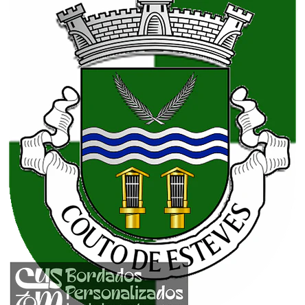 Emblema Bordado Freguesia de Couto de Esteves (Sever do Vouga, Aveiro) 1