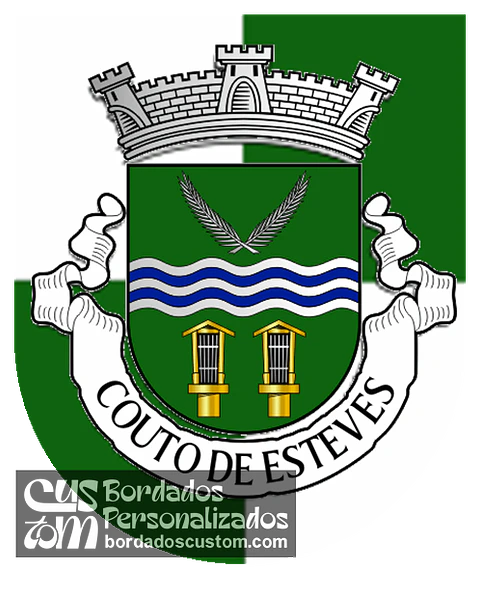 Emblema Bordado Freguesia de Couto de Esteves (Sever do Vouga, Aveiro)