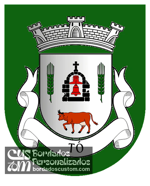 Emblema Bordado Freguesia de Tó (Mogadouro, Bragança)