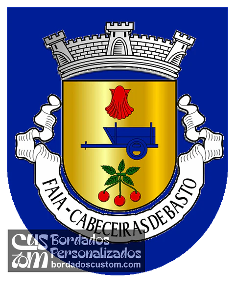 Emblema Bordado Freguesia de Faia (Cabeceiras de Basto, Braga)