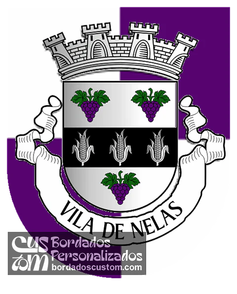 Emblema Bordado Município de Nelas (Viseu)
