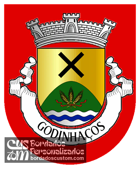 Emblema Bordado Antiga Freguesia de Godinhaços (Vila Verde, Braga)