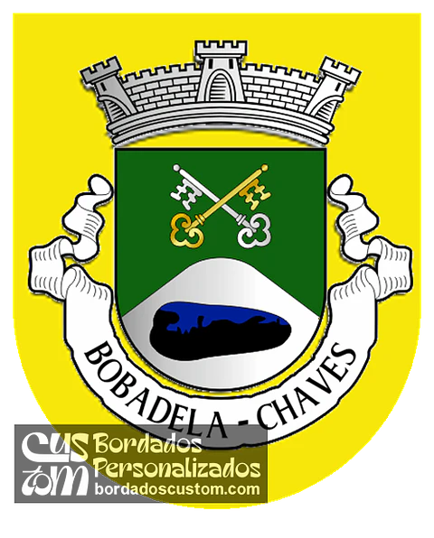 Emblema Bordado Antiga Freguesia de Bobadela (Chaves, Vila Real)