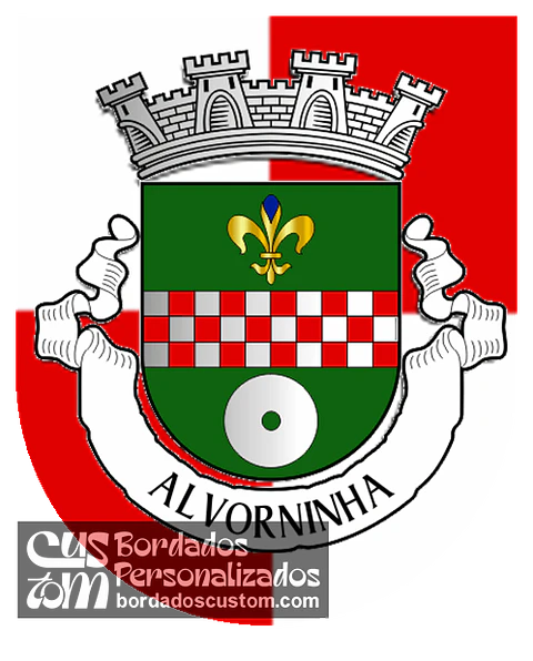 Emblema Bordado Freguesia de Alvorninha (Caldas da Rainha, Leiria)