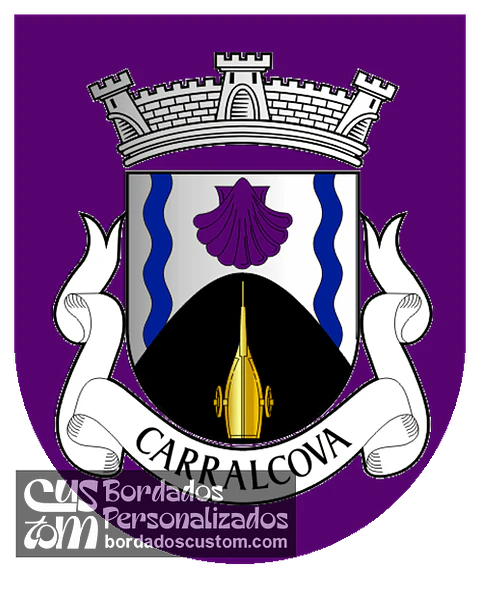 Emblema Bordado Antiga Freguesia de Carralcova (Arcos de Valdevez, Viana do Castelo)