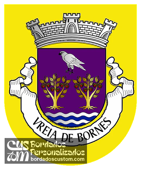 Emblema Bordado Freguesia de Vreia de Bornes (Vila Pouca de Aguiar, Vila Real)