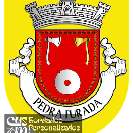 Emblema Bordado Antiga Freguesia de Pedra Furada (Barcelos, Braga) 1