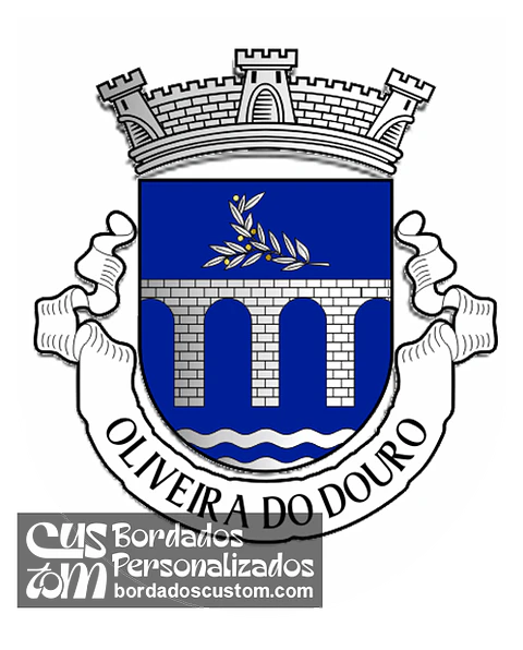 Emblema Bordado Freguesia de Oliveira do Douro (Vila Nova de Gaia, Porto)