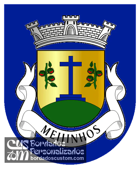 Emblema Bordado Antiga Freguesia de Meijinhos (Lamego, Viseu)