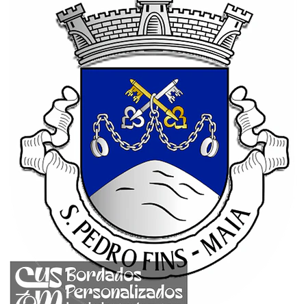 Emblema Bordado Freguesia de São Pedro Fins (Maia, Porto) 1