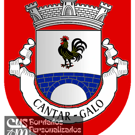 Emblema Bordado Antiga Freguesia de Cantar-Galo (Covilhã, Castelo Branco) 1