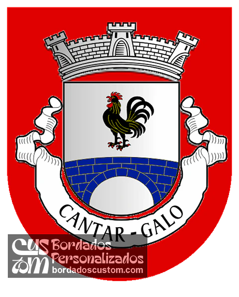 Emblema Bordado Antiga Freguesia de Cantar-Galo (Covilhã, Castelo Branco)
