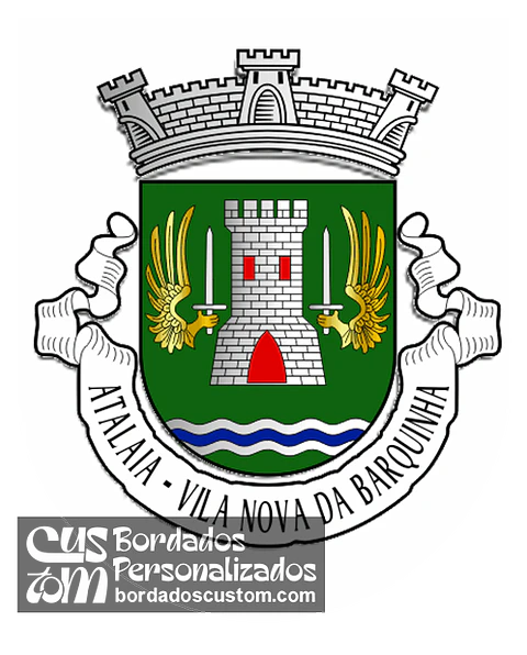 Emblema Bordado Freguesia de Atalaia (Vila Nova da Barquinha, Santarém)