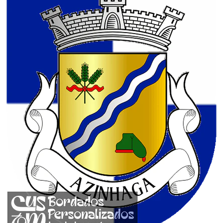 Emblema Bordado Freguesia de Azinhaga (Golegã, Santarém) 1