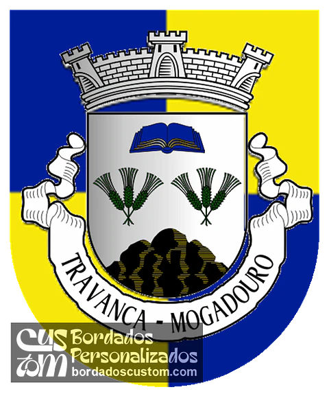 Emblema Bordado Freguesia de Travanca (Mogadouro, Bragança)