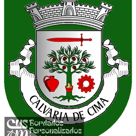 Emblema Bordado Freguesia de Calvaria de Cima (Porto de Mós, Leiria) 1