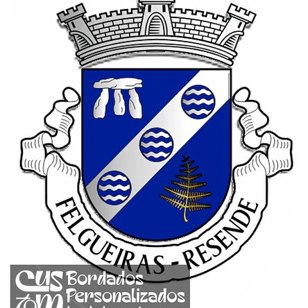 Emblema Bordado Antiga Freguesia de Felgueiras (Resende, Viseu) 1
