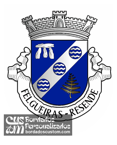 Emblema Bordado Antiga Freguesia de Felgueiras (Resende, Viseu)