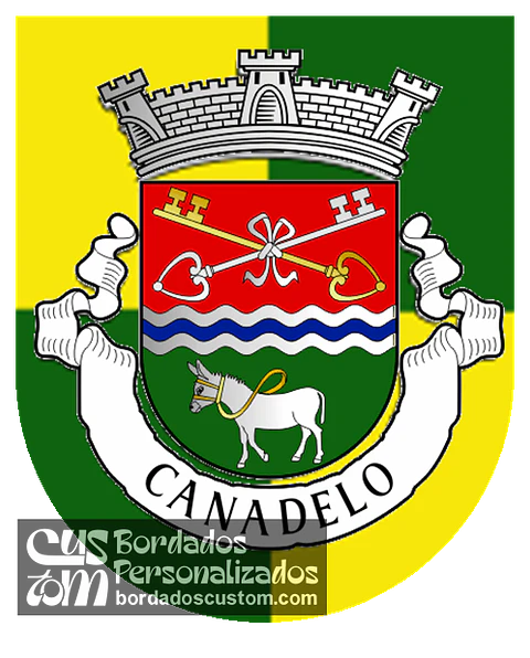 Emblema Bordado Antiga Freguesia de Canadelo (Amarante, Porto)