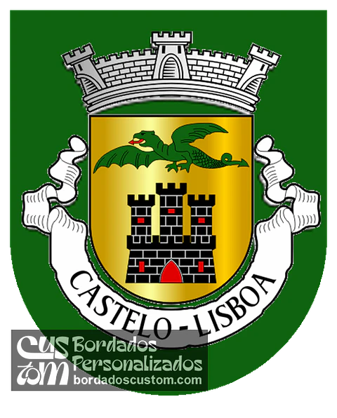 Emblema Bordado Antiga Freguesia de Castelo (Lisboa, Lisboa)
