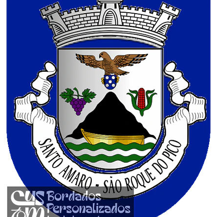 Emblema Bordado Freguesia de Santo Amaro (São Roque do Pico, Açores) 1