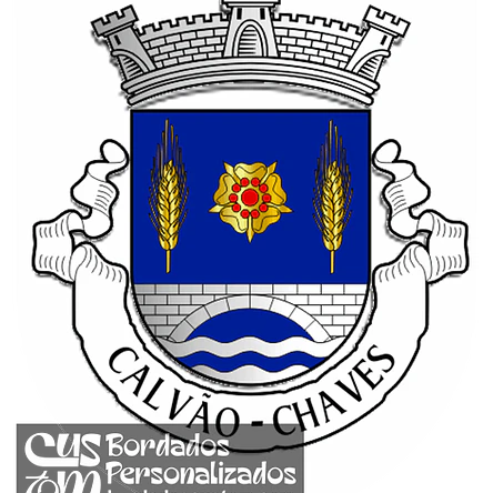 Emblema Bordado Antiga Freguesia de Calvão (Chaves, Vila Real) 1