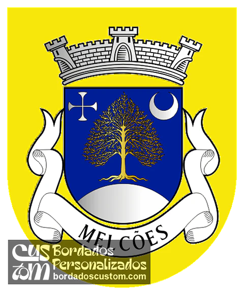 Emblema Bordado Antiga Freguesia de Melcões (Lamego, Viseu)