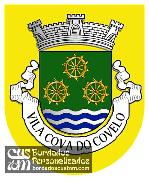 Emblema Bordado Antiga Freguesia de Vila Cova do Covelo (Penalva do Castelo, Viseu)