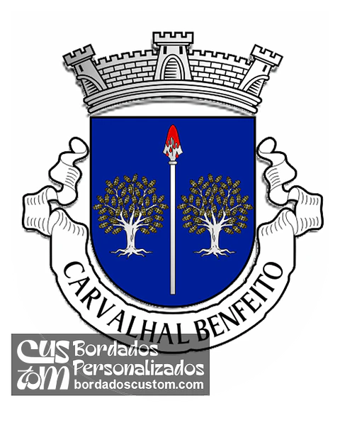 Emblema Bordado Freguesia de Carvalhal Benfeito (Caldas da Rainha, Leiria)
