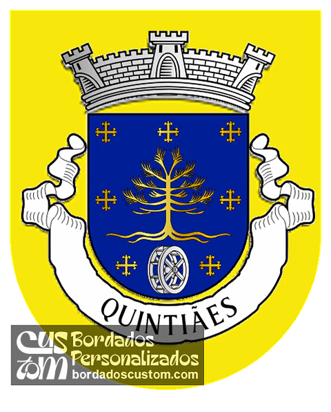 Emblema Bordado Antiga Freguesia de Quintiães (Barcelos, Braga)