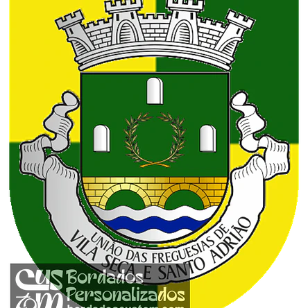 Emblema Bordado Freguesia de Vila Seca e Santo Adrião (Armamar, Viseu) 1