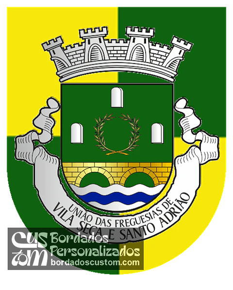 Emblema Bordado Freguesia de Vila Seca e Santo Adrião (Armamar, Viseu)