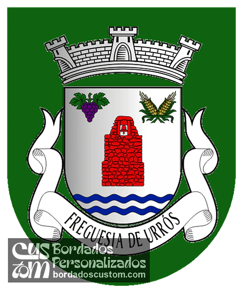 Emblema Bordado Freguesia de Urrós (Mogadouro, Bragança)